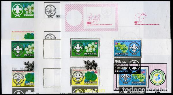Sellos: 221164 MNH PENRHYN 1983 75 ANIVERSARIO DEL ESCULTISMO