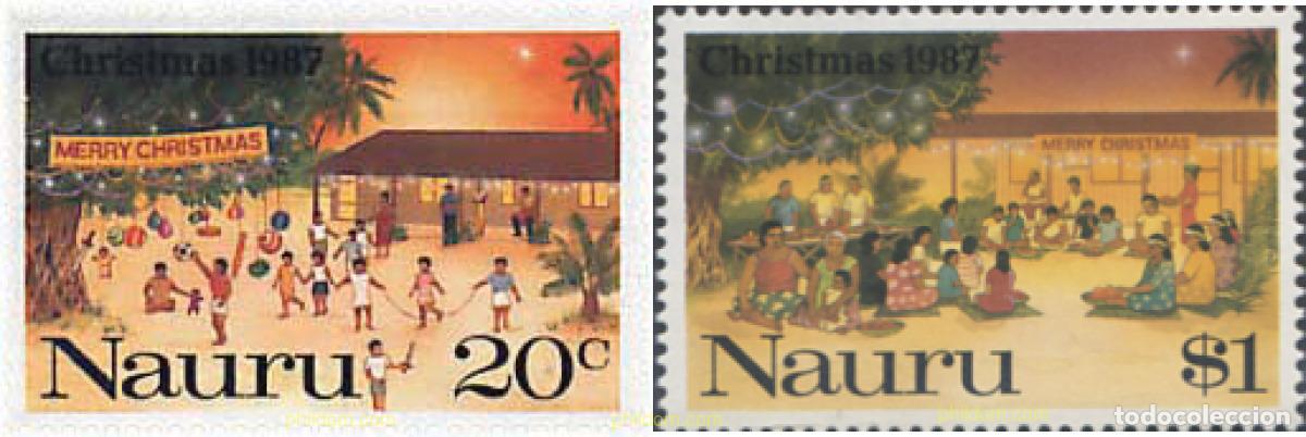 Sellos: 44357 MNH NAURU 1987 NAVIDAD - Foto 1