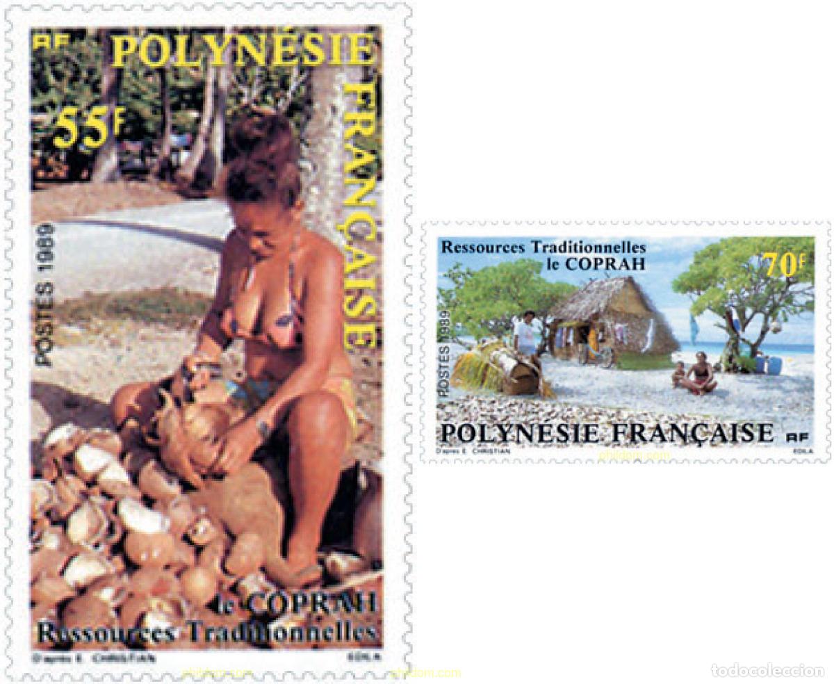 Sellos: 43630 MNH POLINESIA FRANCESA 1989 RECURSOS TRADICIONALES