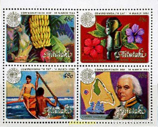 Sellos: 201467 MNH AITUTAKI 1983 DIA DE LA COMMONWEALTH