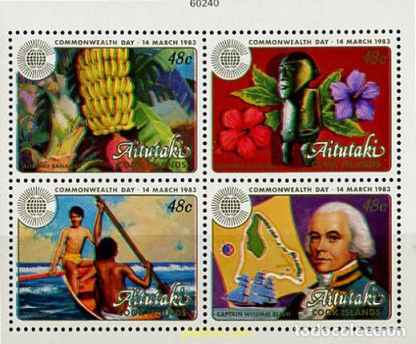 Sellos: 201566 MNH AITUTAKI 1983 DIA DE LA COMMONWEALTH