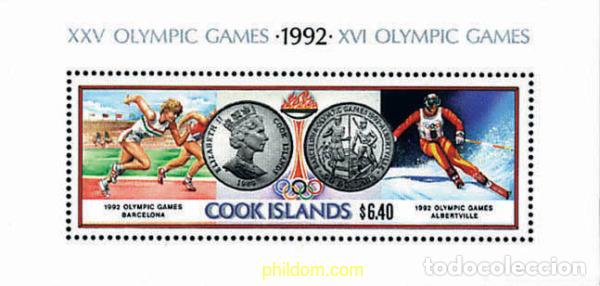 Sellos: 70711 MNH COOK Islas 1991 25 JUEGOS OLIMPICOS VERANO BARCELONA 1992 - 16 JUEGOS OLIMPICOS INVIERNO.