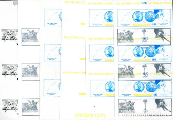Sellos: 206840 MNH COOK Islas 1991 25 JUEGOS OLIMPICOS VERANO BARCELONA 1992 - 16 JUEGOS OLIMPICOS INVIERNO