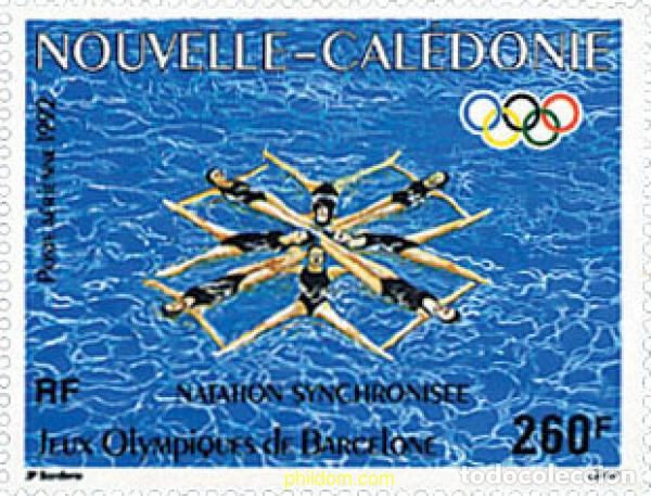 Sellos: 44557 MNH NUEVA CALEDONIA 1992 25 JUEGOS OLIMPICOS VERANO BARCELONA 1992
