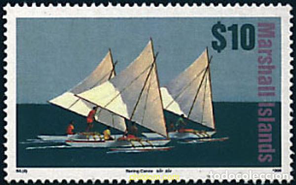 Sellos: 44322 MNH MARSHALL Islas 1994 CARRERA DE CANOAS