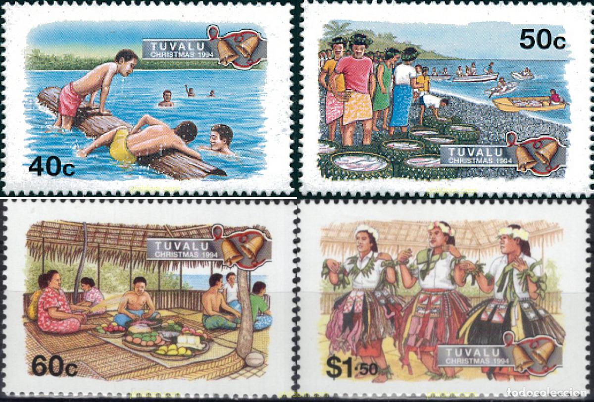 Sellos: 42796 MNH TUVALU 1994 NAVIDAD