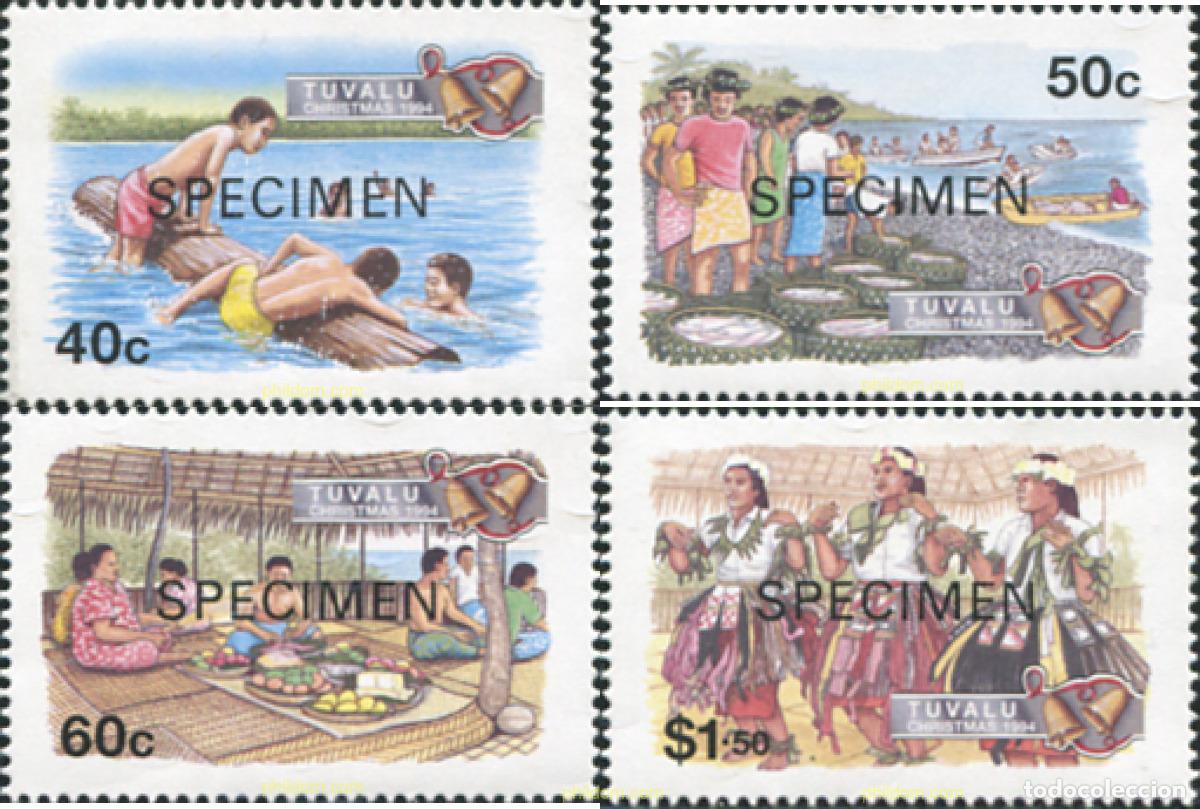 Sellos: 372609 MNH TUVALU 1994 NAVIDAD