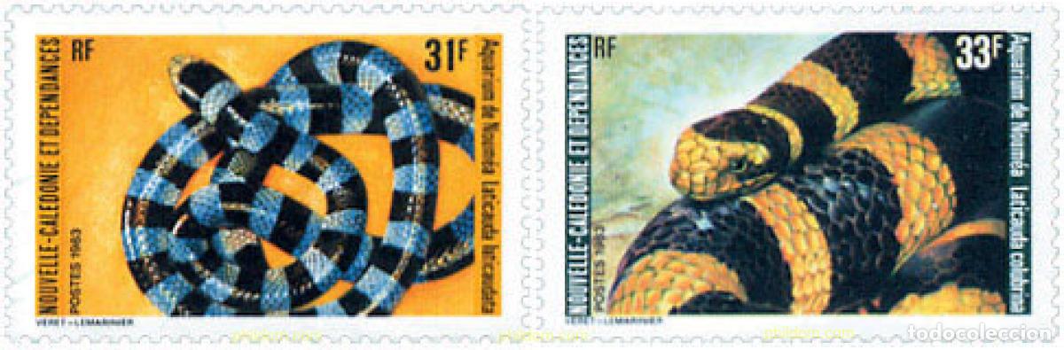 Sellos: 44494 MNH NUEVA CALEDONIA 1983 ACUARIO DE NOUMEA