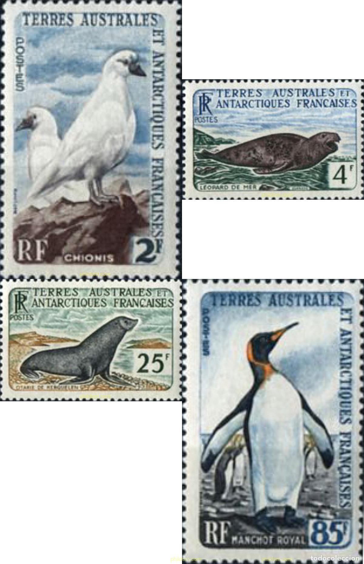 Sellos: 32329 MNH ANTARTIDA FRANCESA 1960 FAUNA
