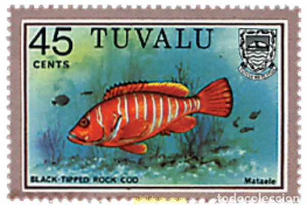 Sellos: 42856 MNH TUVALU 1981 FAUNA MARINA