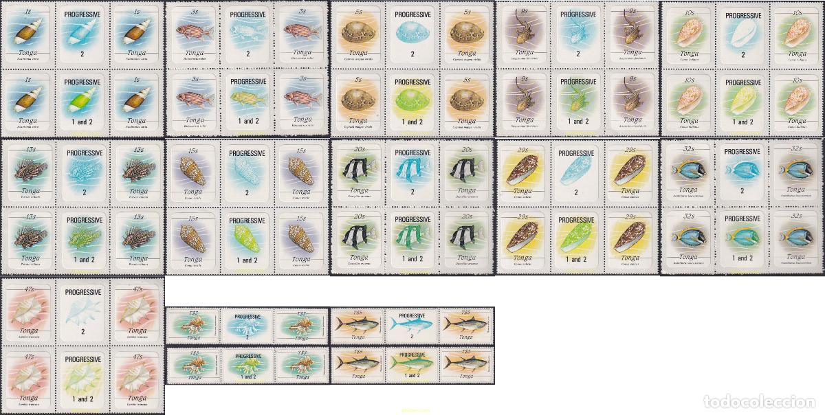 Sellos: 365849 MNH TONGA 1984 FAUNA MARINA
