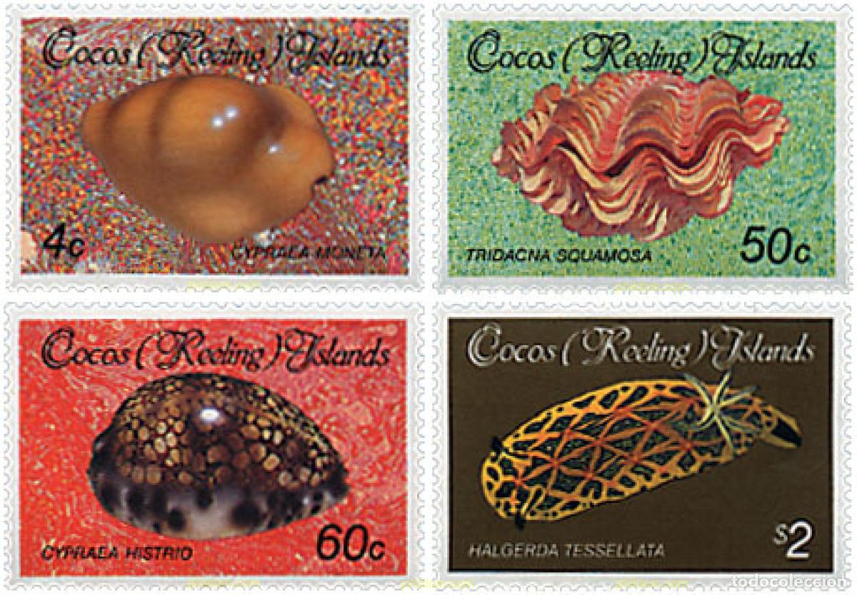 Sellos: 302593 MNH COCOS Islas 1985 FAUNA MARINA
