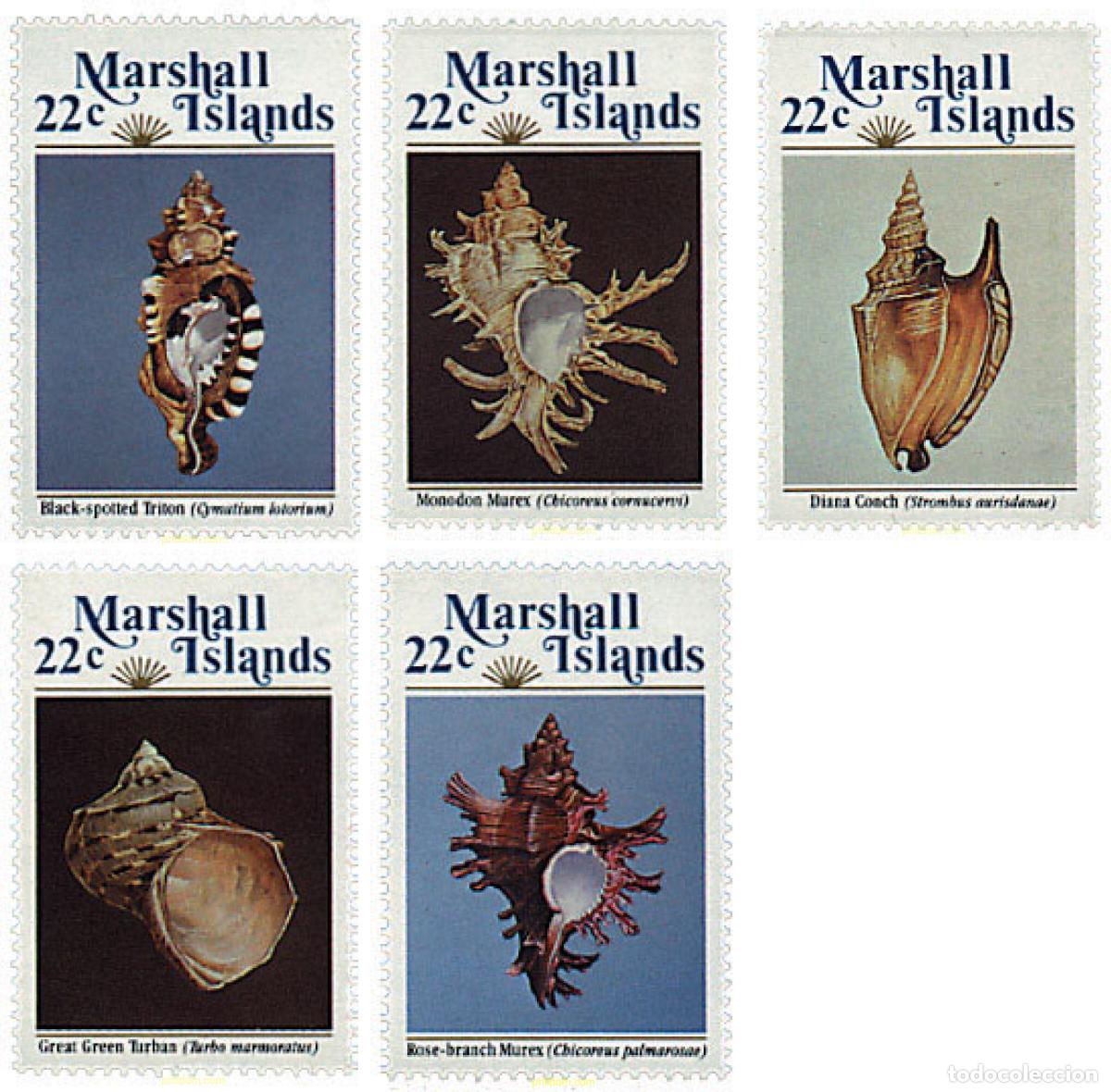 Sellos: 44281 MNH MARSHALL Islas 1985 CONCHAS - Foto 1
