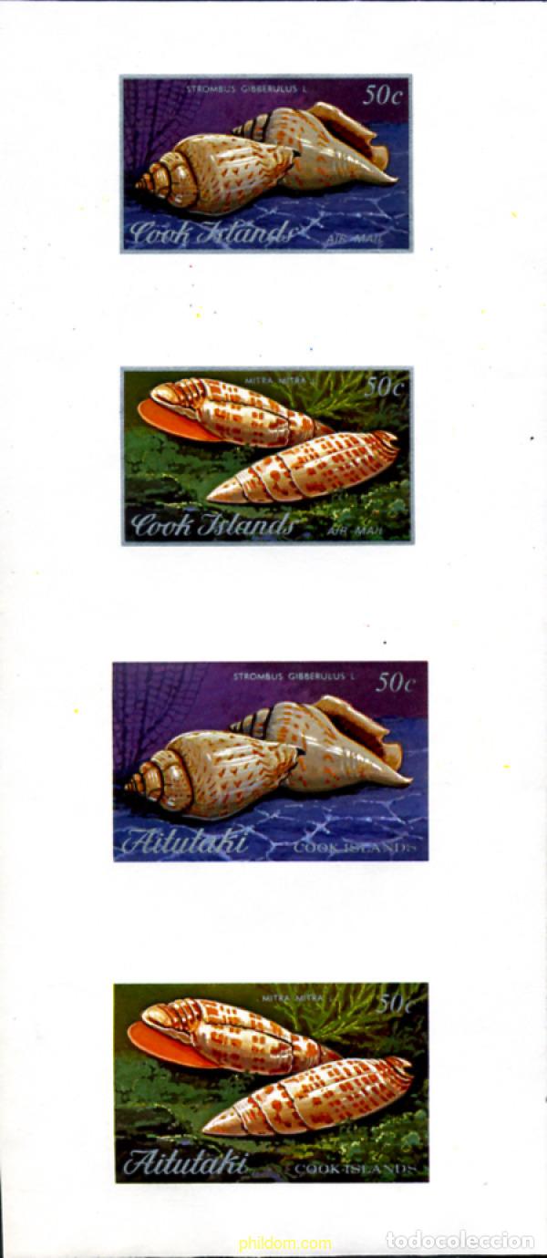 Sellos: 245530 MNH AITUTAKI 1974 CONCHAS