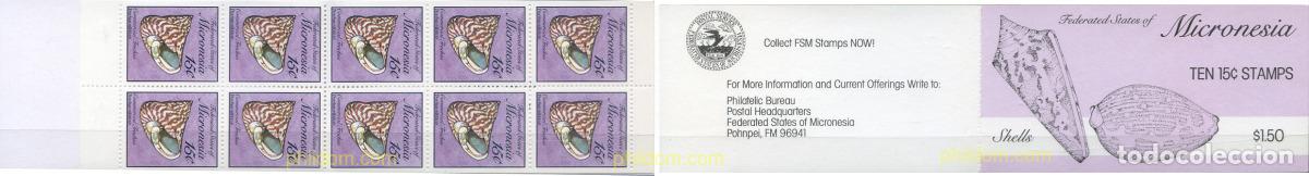 Sellos: 3097 MNH MICRONESIA 1989 CONCHAS - Foto 1