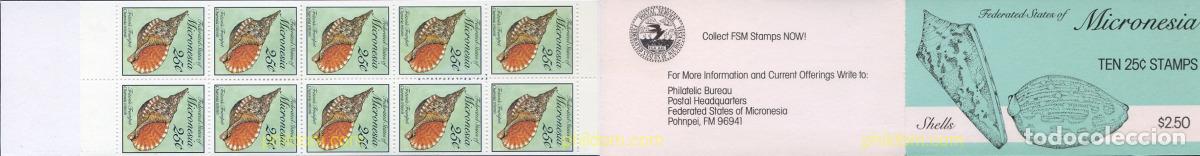 Sellos: 154510 MNH MICRONESIA 1989 CONCHAS