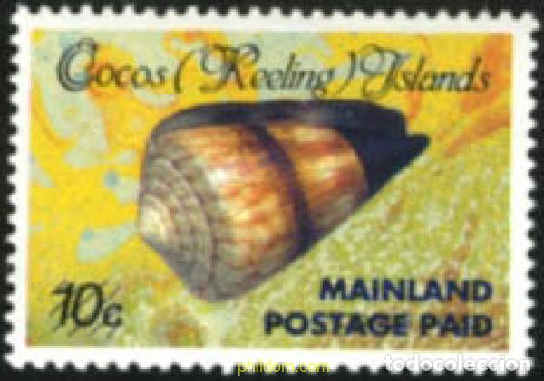 Sellos: 44254 MNH COCOS Islas 1990 CONCHAS
