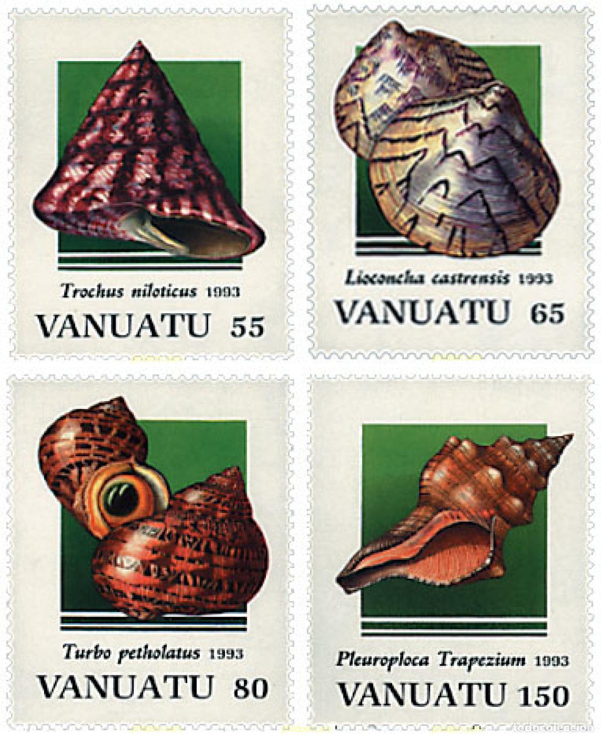 Sellos: 45822 MNH VANUATU 1993 CONCHAS