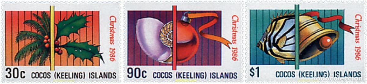 Timbres: 44246 MNH COCOS Islas 1986 NAVIDAD