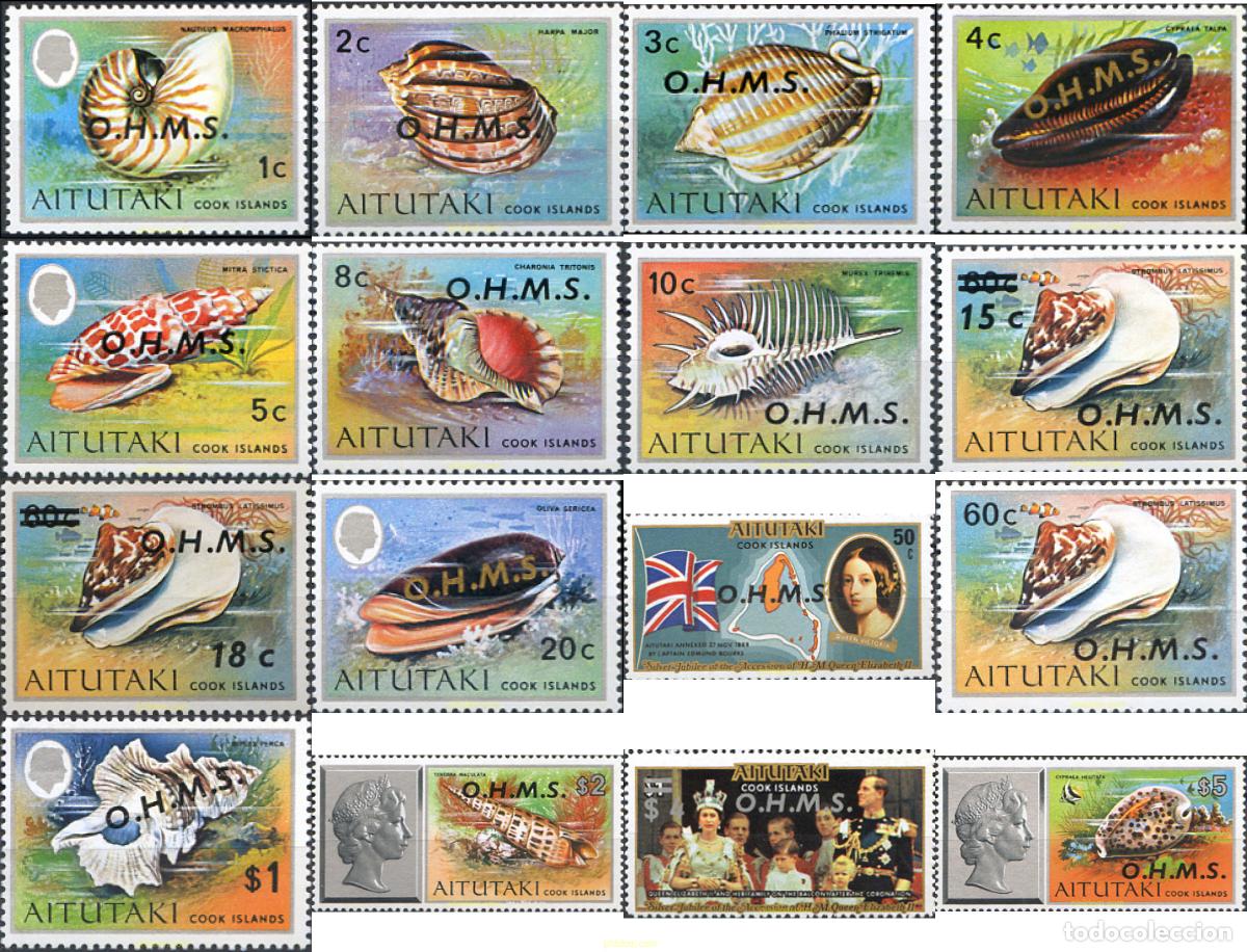 Selos: 53359 MNH AITUTAKI 1978 CONCHAS