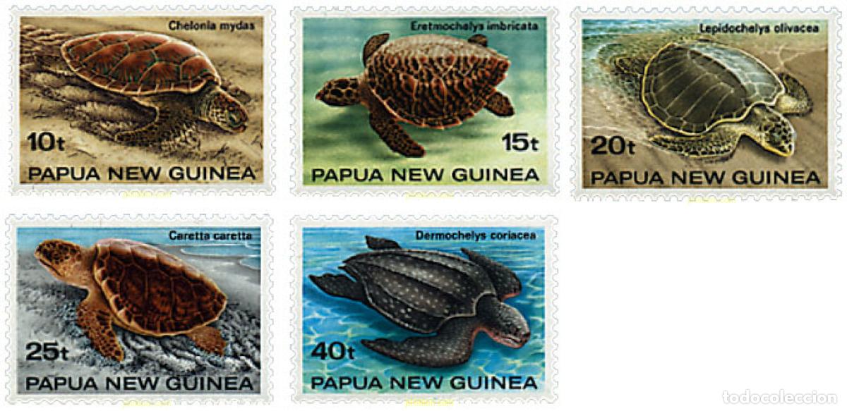 Stamps: 232413 MNH PAPUA NUEVA GUINEA 1984 TORTUGAS MARINAS