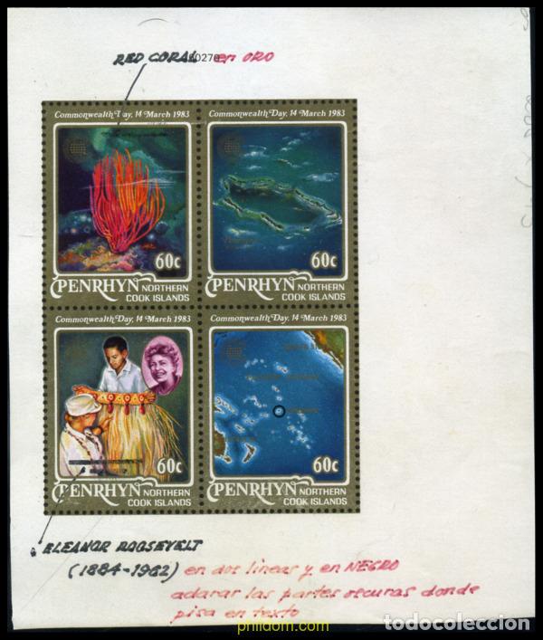 Sellos: 221140 MNH PENRHYN 1983 DIA DE LA COMMONWEALTH