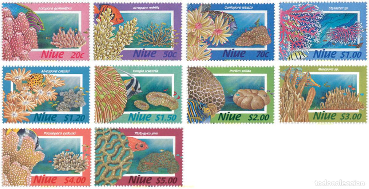 Sellos: 44830 MNH NIUE 1996 CORALES
