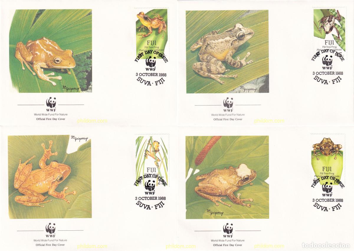 Sellos: 24737 MNH FIJI 1988 RANA ARBORICOLA DE FIJI