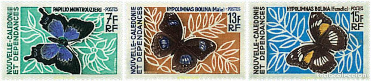 Sellos: 589050 MNH NUEVA CALEDONIA 1967 MARIPOSAS