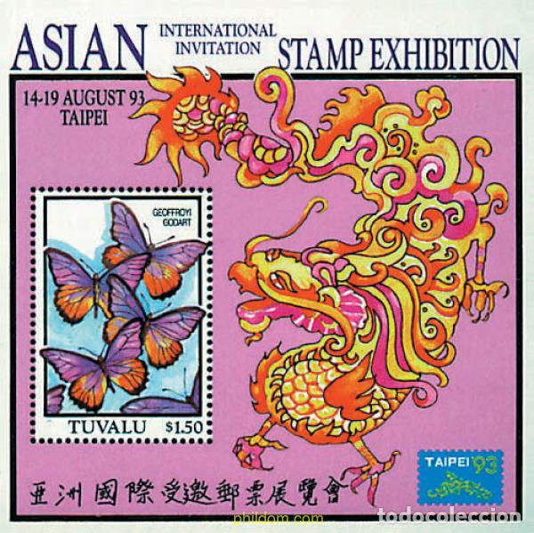 Sellos: 76842 MNH TUVALU 1993 TAIPEI 93. EXPOSICION FILATELICA INTERNACIONAL