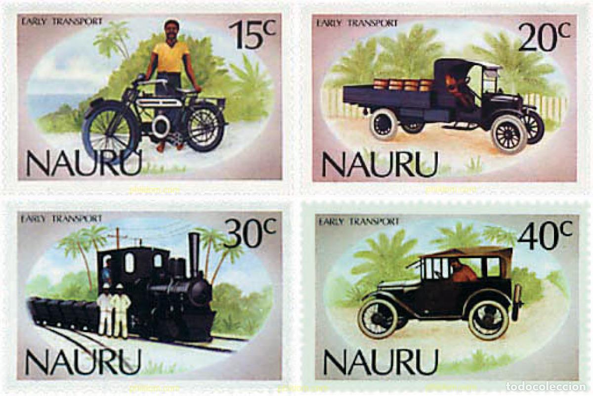 Stamps: 56260 MNH NAURU 1986 PRIMEROS MEDIOS DE TRANSPORTES DE NAURU