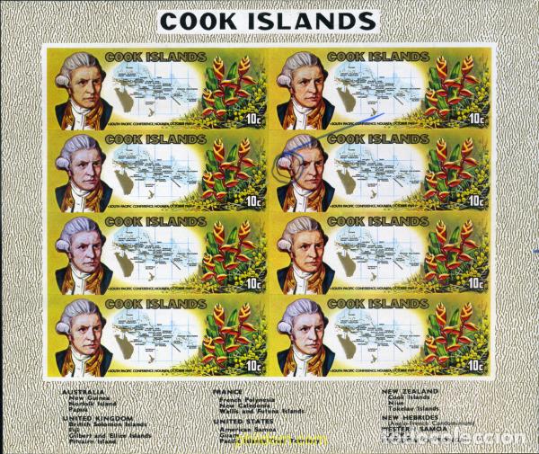 Sellos: 206452 MNH COOK Islas 1969 SESION DE LA COMISION CONSULTIVA DEL PACIFICO SUR