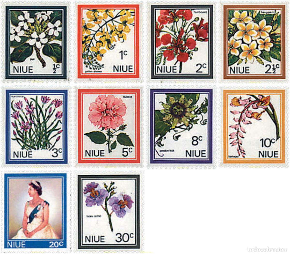 Sellos: 94761 MNH NIUE 1969 FLORES
