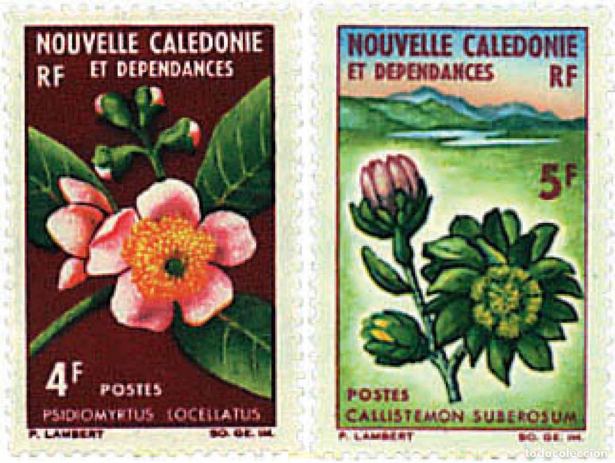 Sellos: 267284 MNH NUEVA CALEDONIA 1964 FLORES