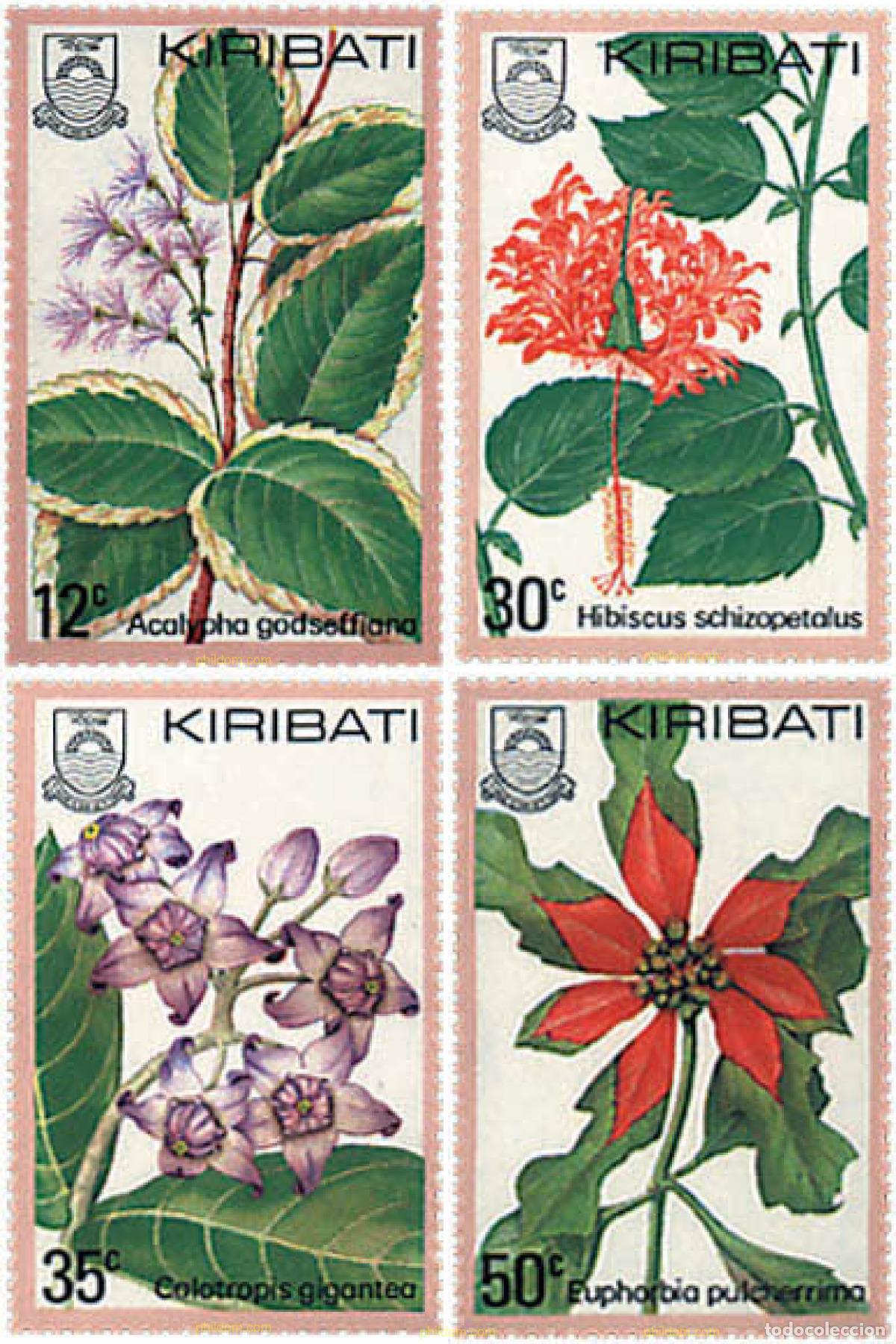 Sellos: 94180 MNH KIRIBATI 1981 FLORES TROPICALES