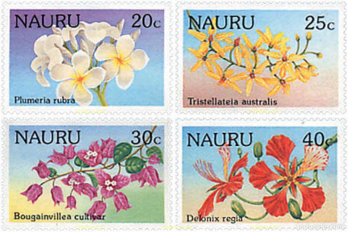 Sellos: 94524 MNH NAURU 1986 FLORES