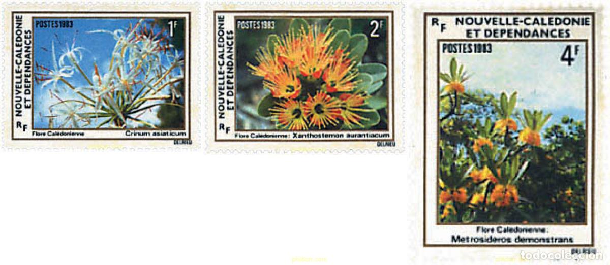 Sellos: 94954 MNH NUEVA CALEDONIA 1983 FLORA DE NUEVA CALEDONIA