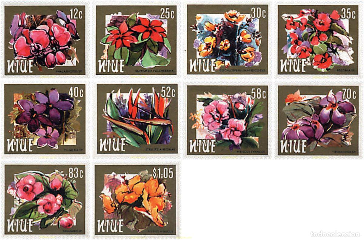 Sellos: 348142 MNH NIUE 1984 FLORES DEL PACIFICO