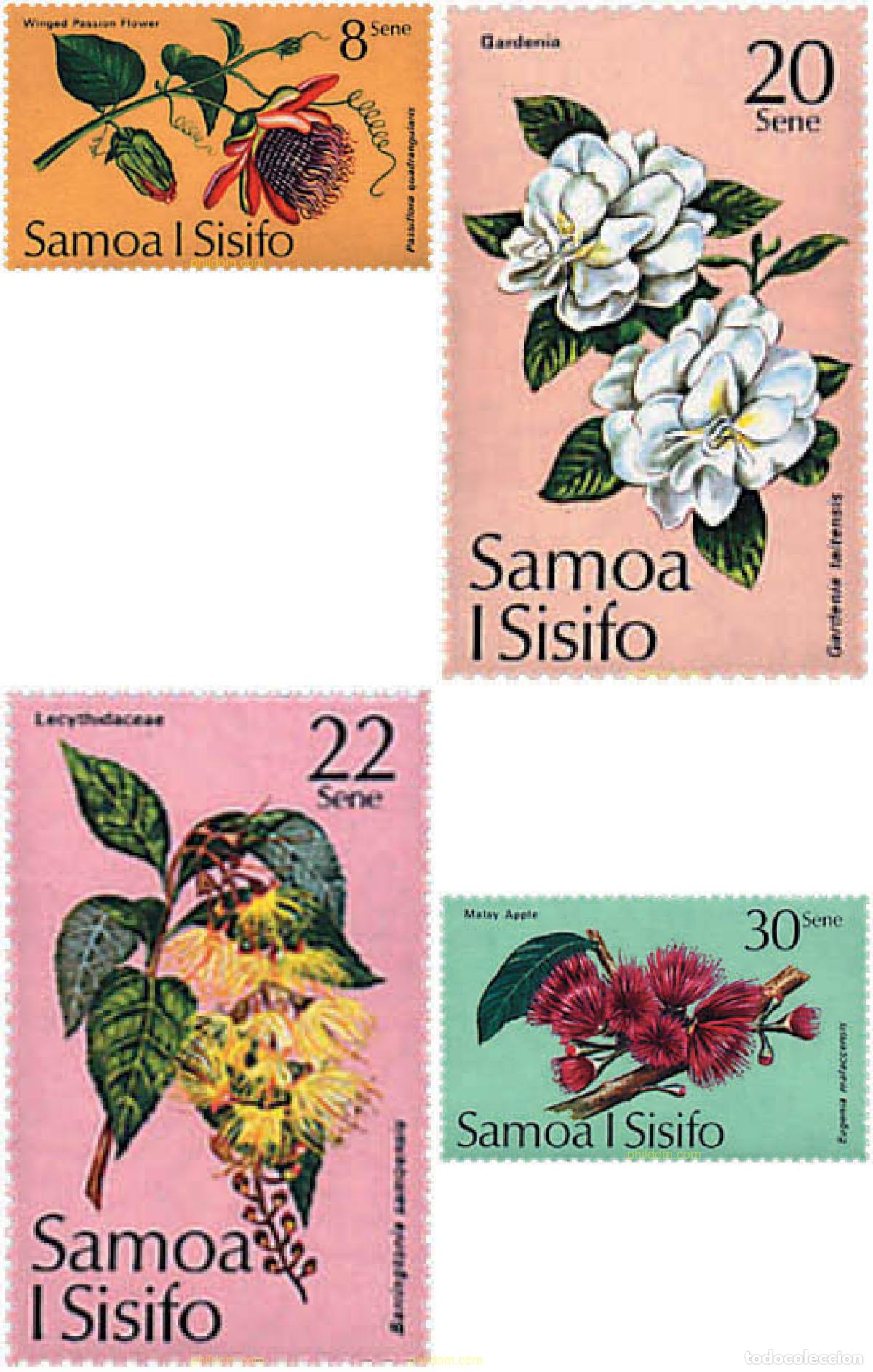 Sellos: 93145 MNH SAMOA 1975 FLORES TROPICALES