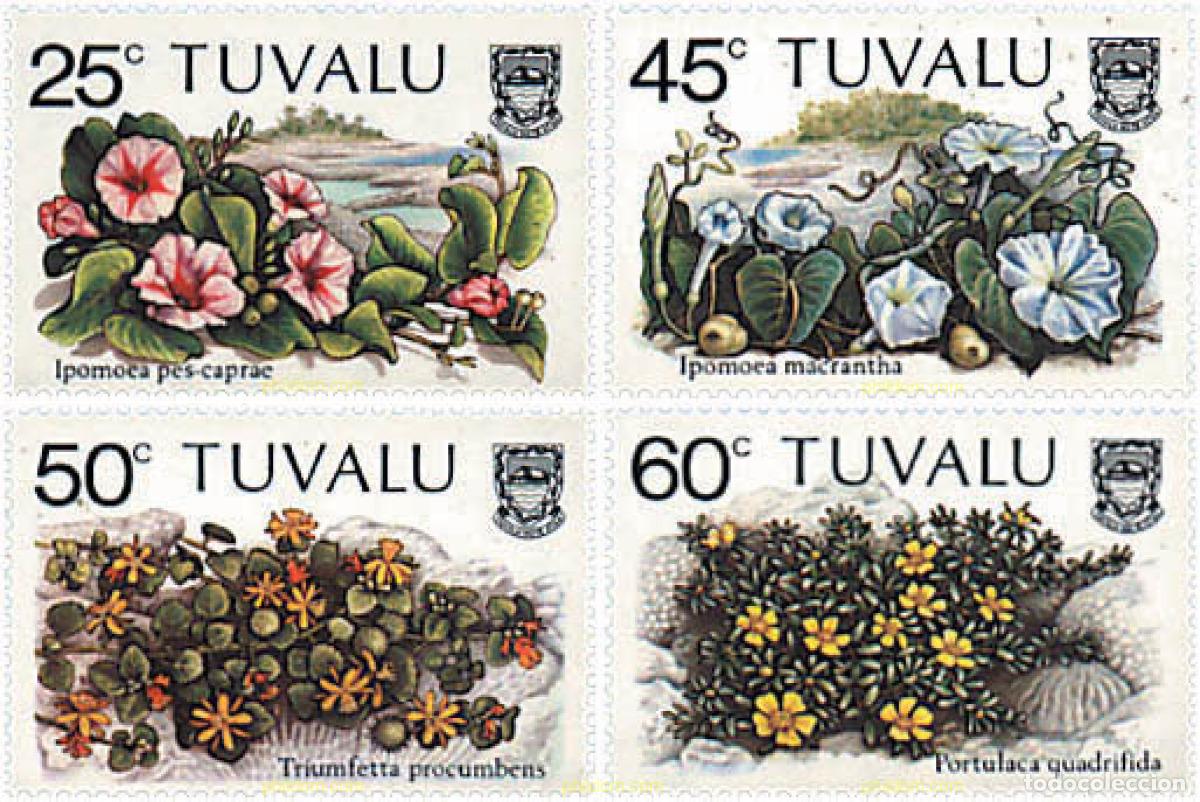 Sellos: 92078 MNH TUVALU 1984 FLORES