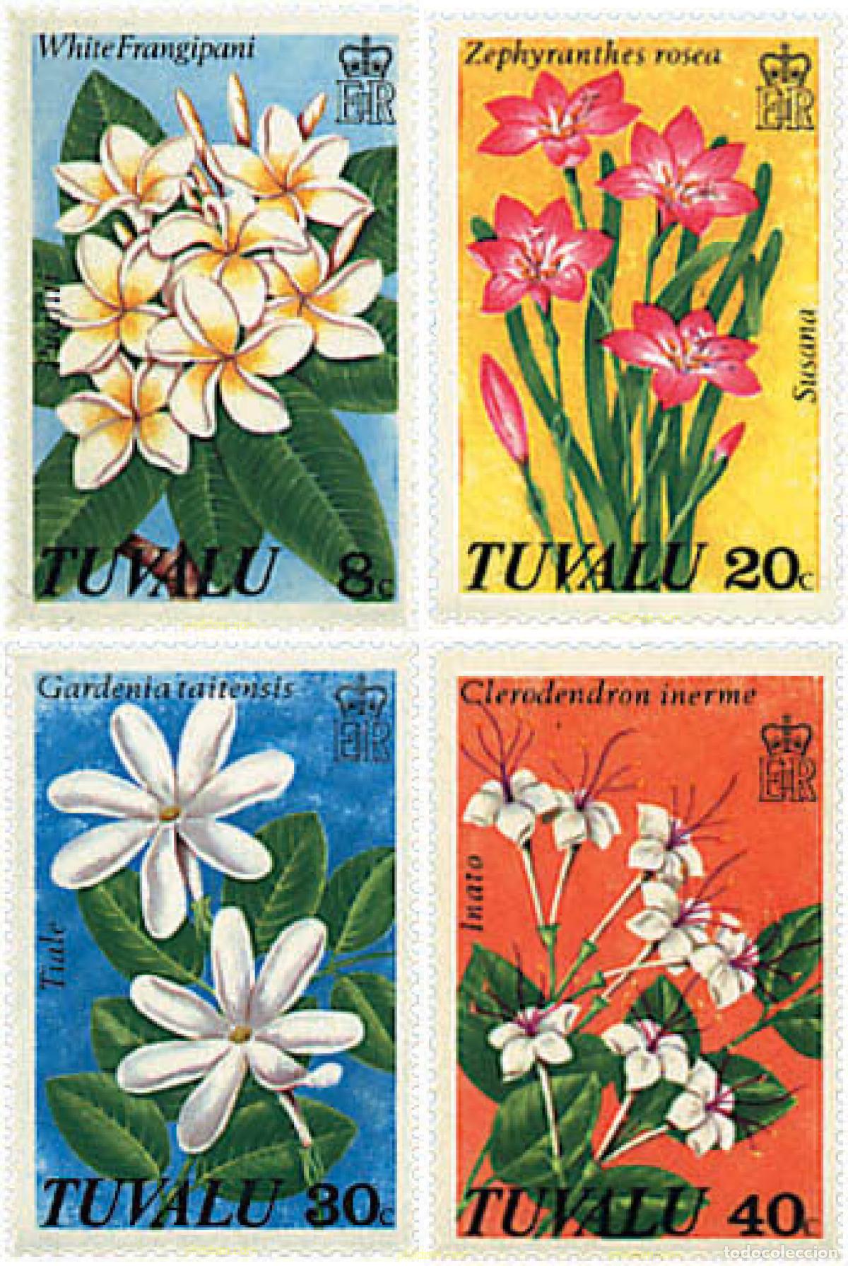 Sellos: 92077 MNH TUVALU 1978 FLORES