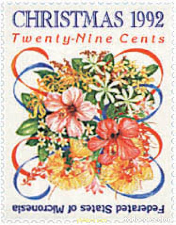 Sellos: 95565 MNH MICRONESIA 1992 NAVIDAD - Foto 1