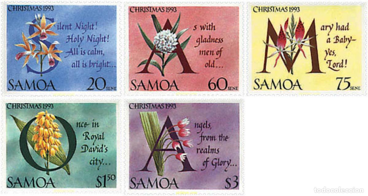 Sellos: 93156 MNH SAMOA 1993 NAVIDAD - Foto 1