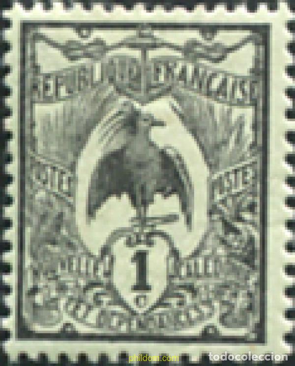 Sellos: 672508 HINGED NUEVA CALEDONIA 1905 FAUNA