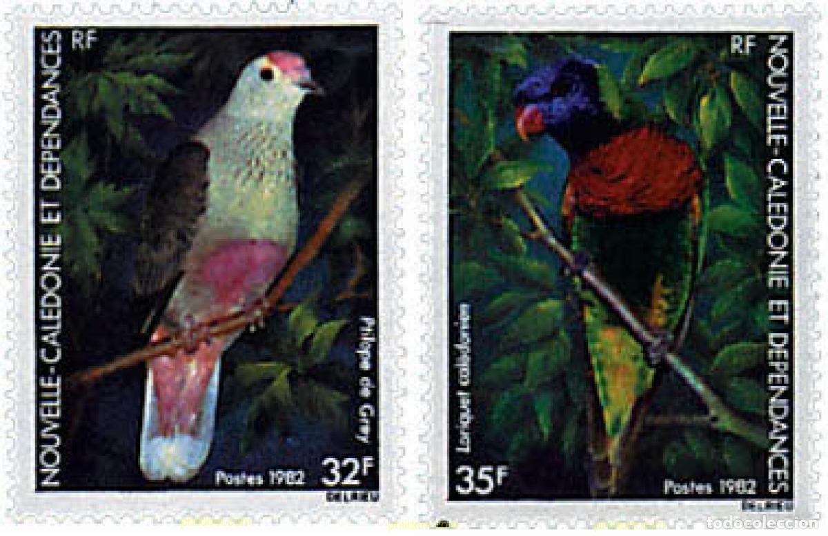 Sellos: 44491 MNH NUEVA CALEDONIA 1982 AVES