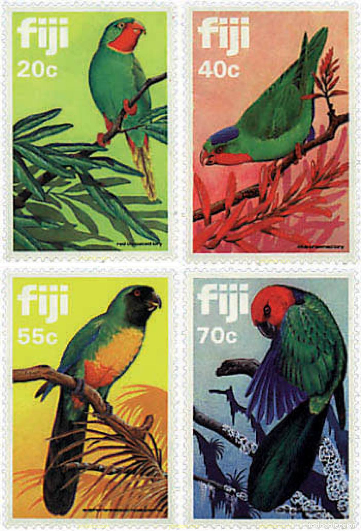 Sellos: 33432 MNH FIJI 1983 PAPAGAYOS