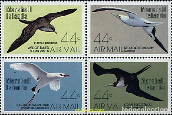 Sellos: 342435 MNH MARSHALL Islas 1987 PAJAROS MARINOS