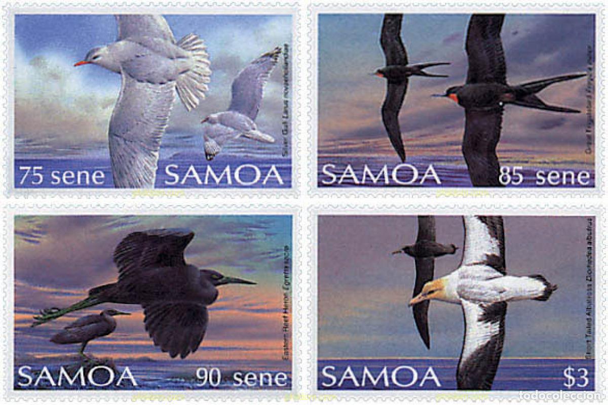 Sellos: 45533 MNH SAMOA 1989 SERIE BASICA