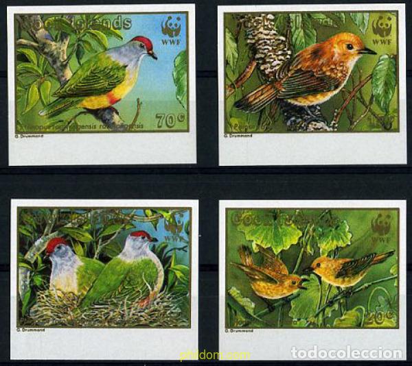 Sellos: 201953 MNH COOK Islas 1989 MONARCA PARAISO DE RAROTONGA, TIPOLO DE RAROTONGA