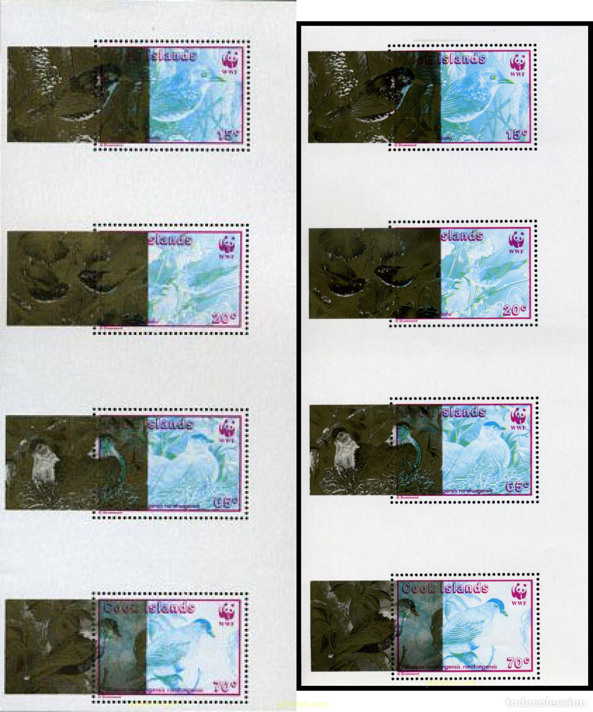 Sellos: 201961 MNH COOK Islas 1989 MONARCA PARAISO DE RAROTONGA, TIPOLO DE RAROTONGA